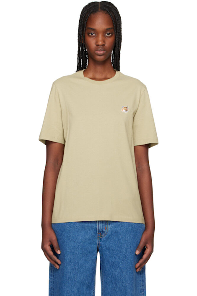 Футболка с нашивкой «Голова зеленой лисы» Maison Kitsuné
Футболка с нашивкой «Голова зеленой лисы» Maison Kitsuné