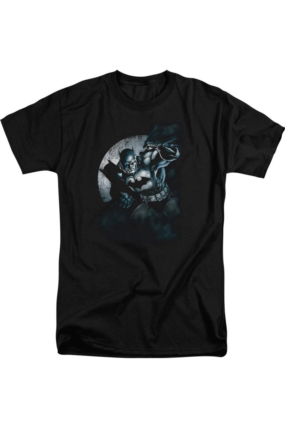 Футболка с коротким рукавом Batman Spotlight для взрослых Gildan, черный 
Футболка с коротким рукавом Batman Spotlight для взрослых Gildan, черный