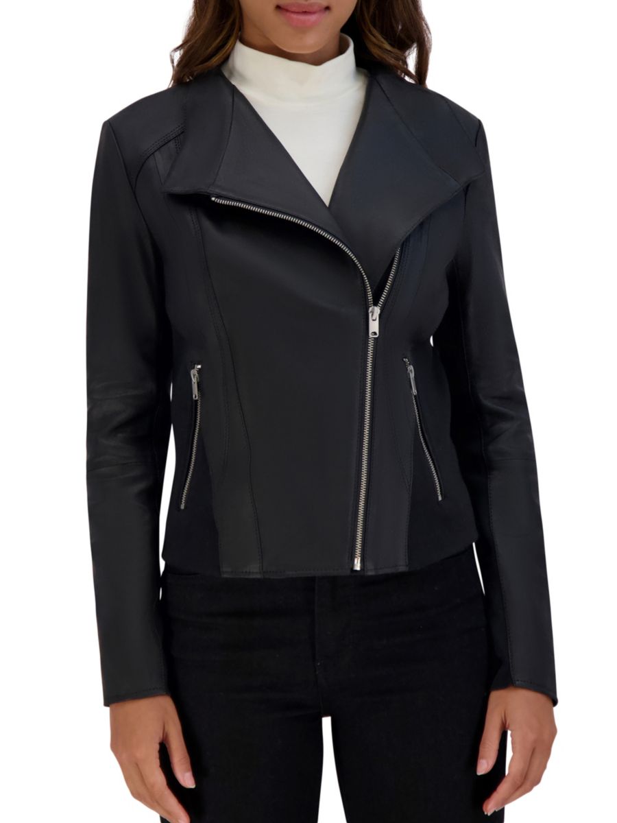 Кожаная мотокуртка Felix Marc New York Andrew Marc, черный
Кожаная мотокуртка Felix Marc New York Andrew Marc, черный