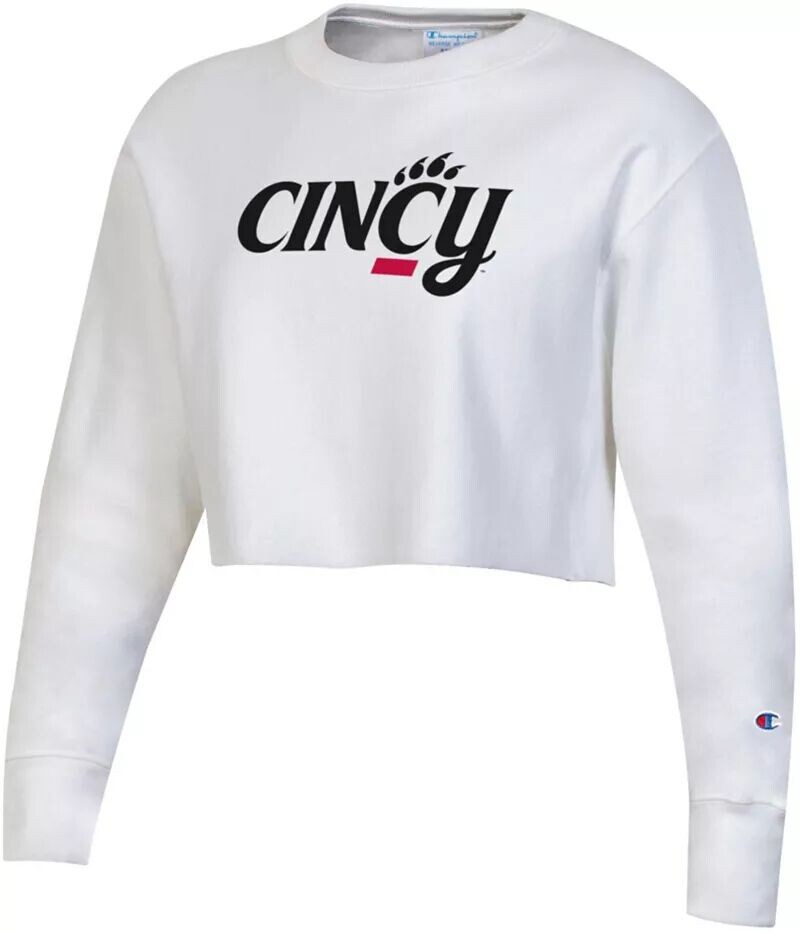 Белая укороченная толстовка с круглым вырезом Champion Cincinnati Bearcats для женщин, Белый, Белая укороченная толстовка с круглым вырезом Champion Cincinnati Bearcats для женщин
Белая укороченная толстовка с круглым вырезом Champion Cincinnati Bearcats для женщин, Белый, Белая укороченная толстовка с круглым вырезом Champion Cincinnati Bearcats для женщин
