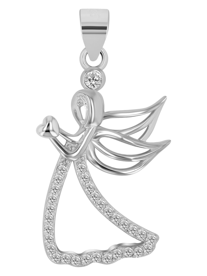 Adeliás Женский кулон - кулон «Ангел» из серебра 925 пробы с кубическим цирконием в серебряной оправе
Adeliás Женский кулон - кулон «Ангел» из серебра 925 пробы с кубическим цирконием в серебряной оправе
