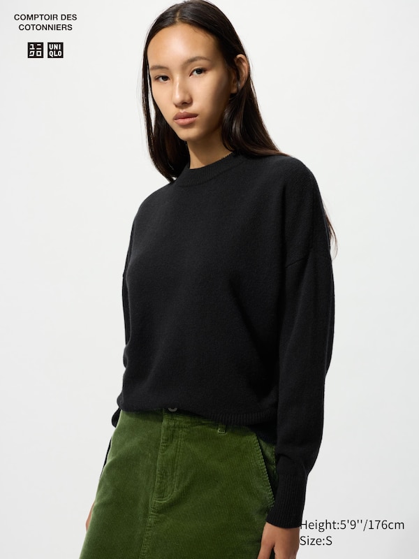 Джемпер из ягнячьей шерсти Uniqlo, 09 black
Джемпер из ягнячьей шерсти Uniqlo, 09 black