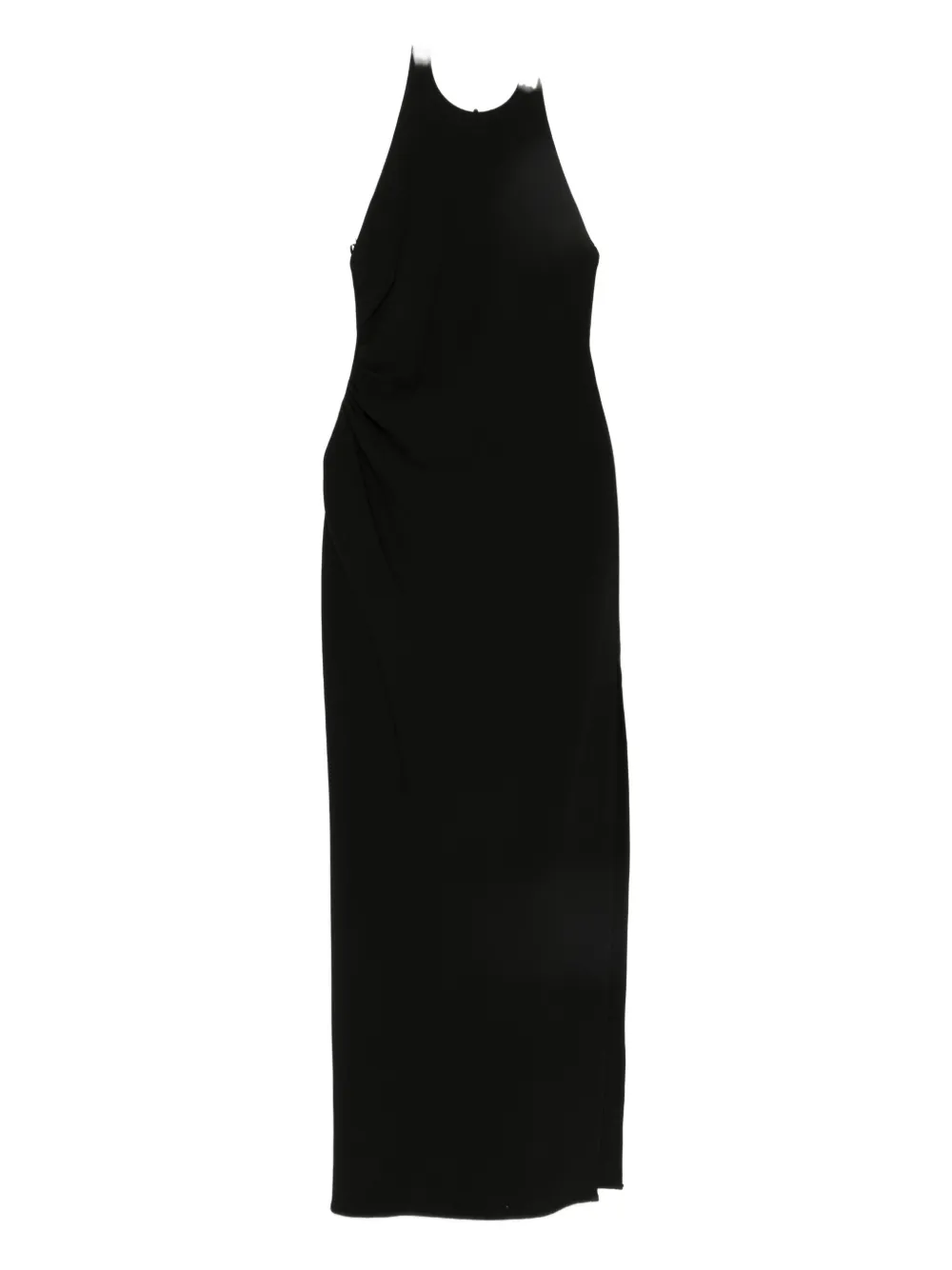 Платье с халтером и драпировкой Eleh, черный 
Платье с халтером и драпировкой Eleh, черный