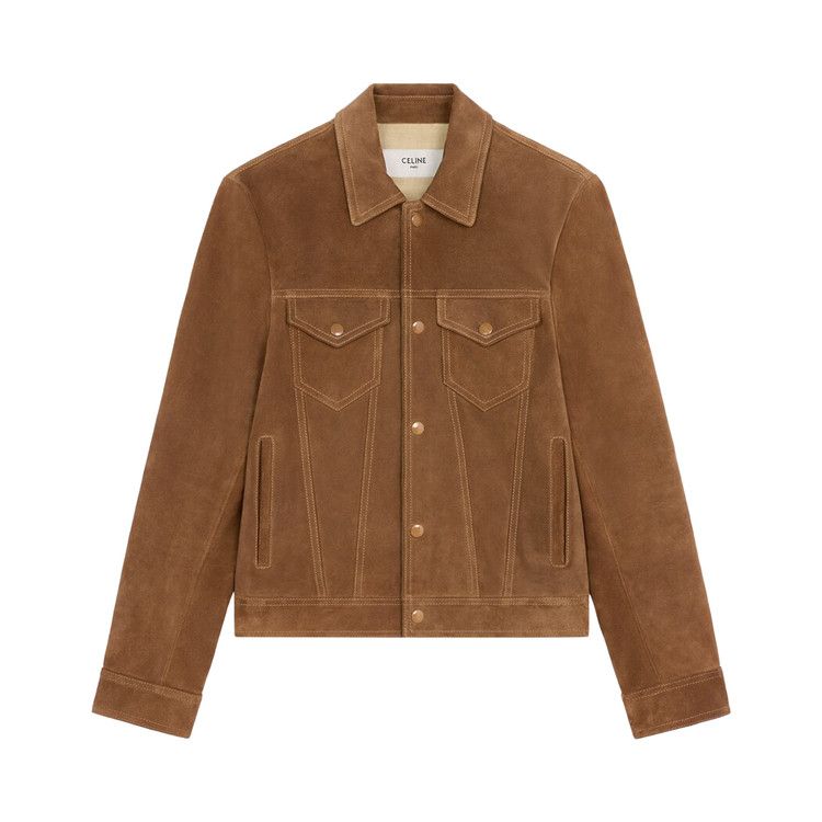 Топ CELINE Suede Trucker Jacker, Cigar
Топ CELINE Suede Trucker Jacker, Cigar