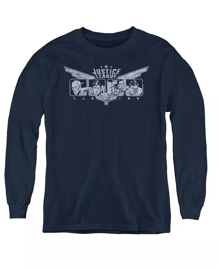 Длинные рукава толстовка Boys of America Youth Justice Wings Justice League, синий
Длинные рукава толстовка Boys of America Youth Justice Wings Justice League, синий