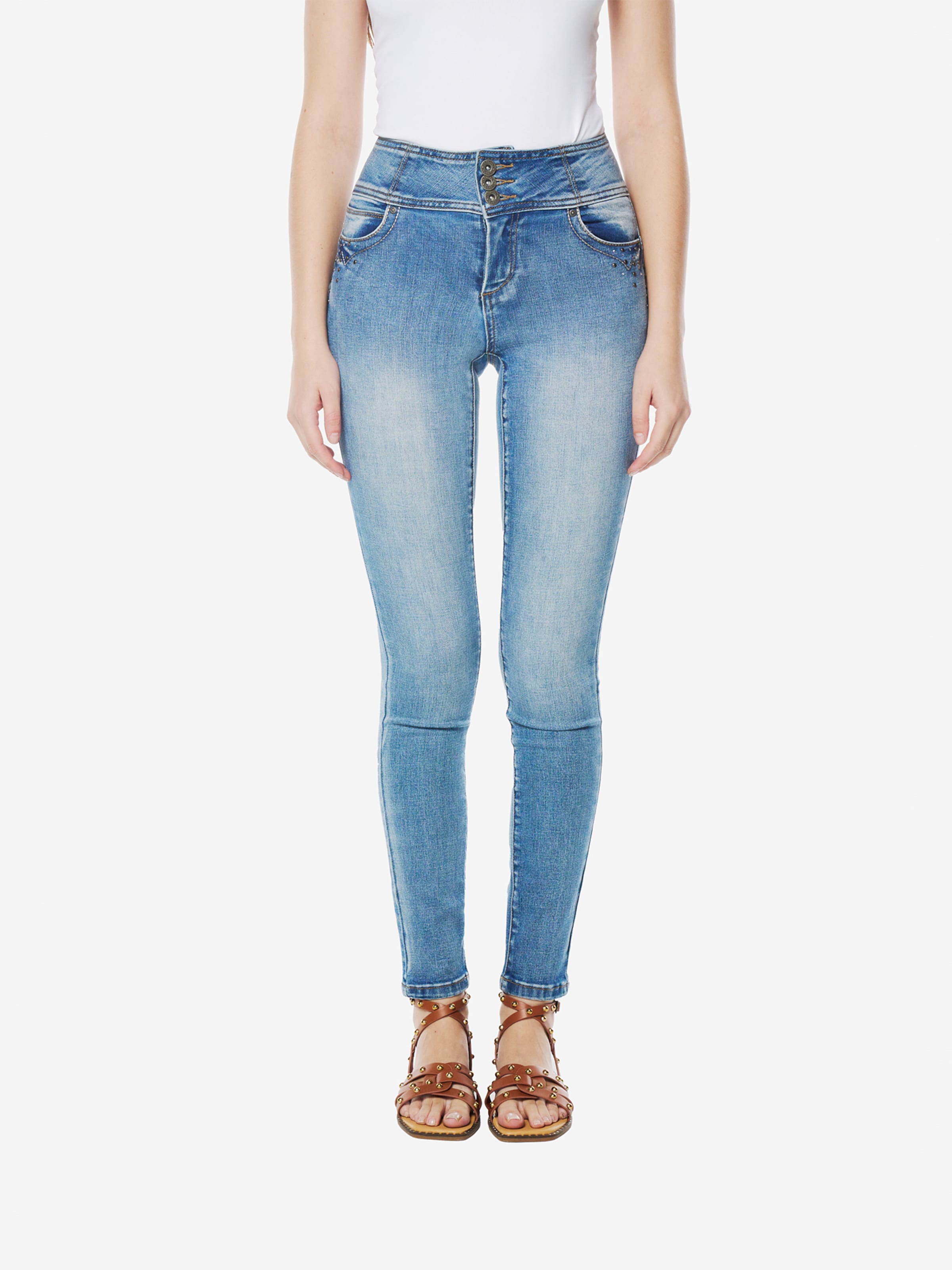 KOROSHI Джинсы Slim fit в синем дениме
KOROSHI Джинсы Slim fit в синем дениме