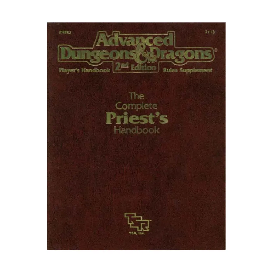 Complete Priest's Handbook (1st Printing), Advanced Dungeons & Dragons (2nd Edition) - Player's Guides & Books, мягкая обложка
Complete Priest's Handbook (1st Printing), Advanced Dungeons & Dragons (2nd Edition) - Player's Guides & Books, мягкая обложка
