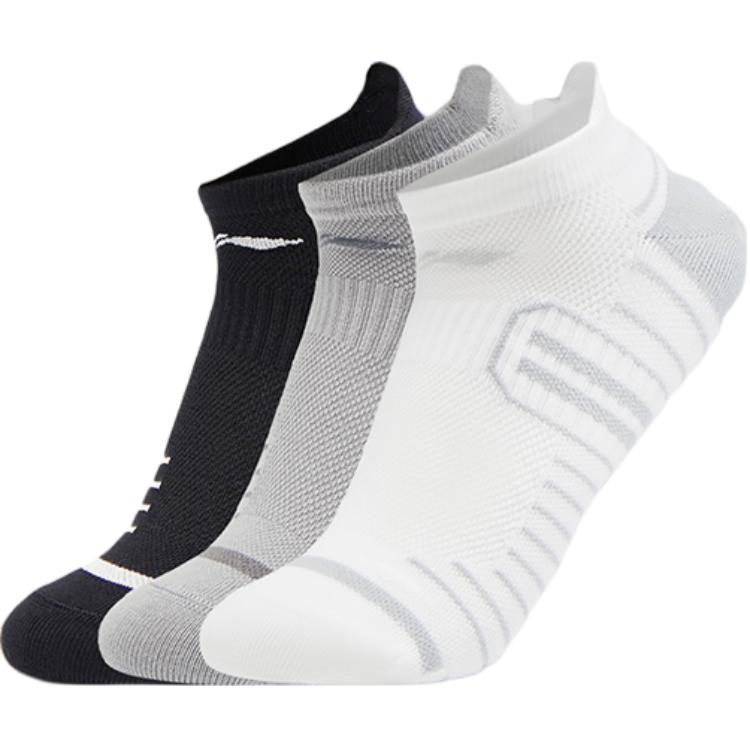 Фитнес-носки для щиколотки Unisex 3 пары LINING, черный/белый/серый
Фитнес-носки для щиколотки Unisex 3 пары LINING, черный/белый/серый
