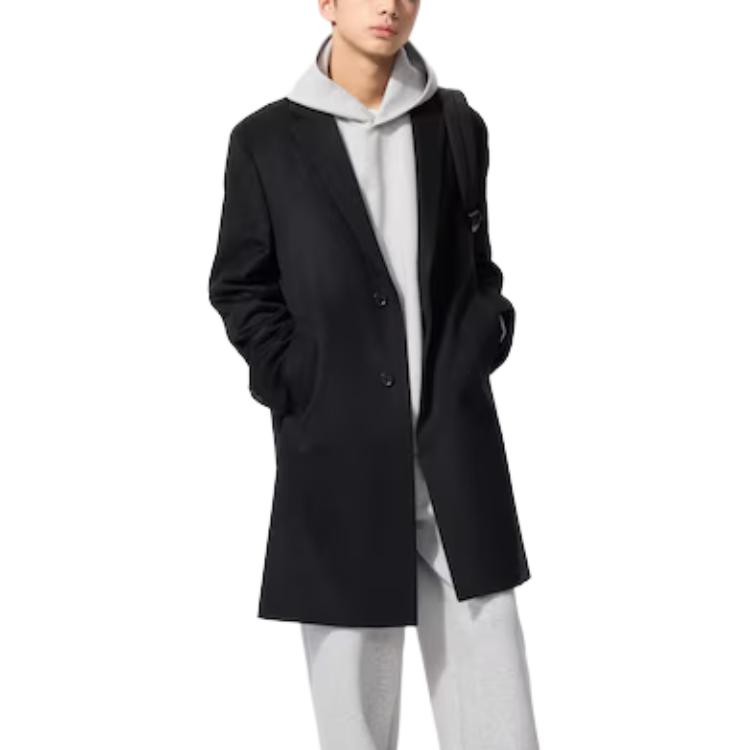 UNIQLO Мужское черное пальто Black
UNIQLO Мужское черное пальто Black