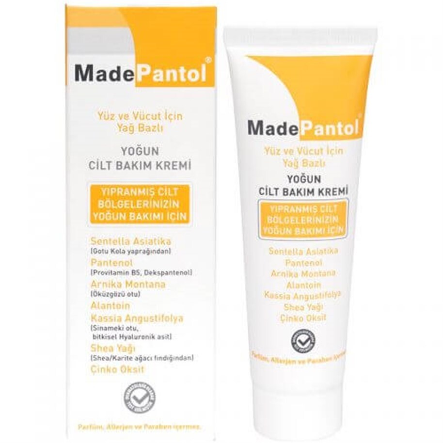 Крем для интенсивного ухода за кожей на основе масла Madepantol 50 мл DERMADOLİN
Крем для интенсивного ухода за кожей на основе масла Madepantol 50 мл DERMADOLİN