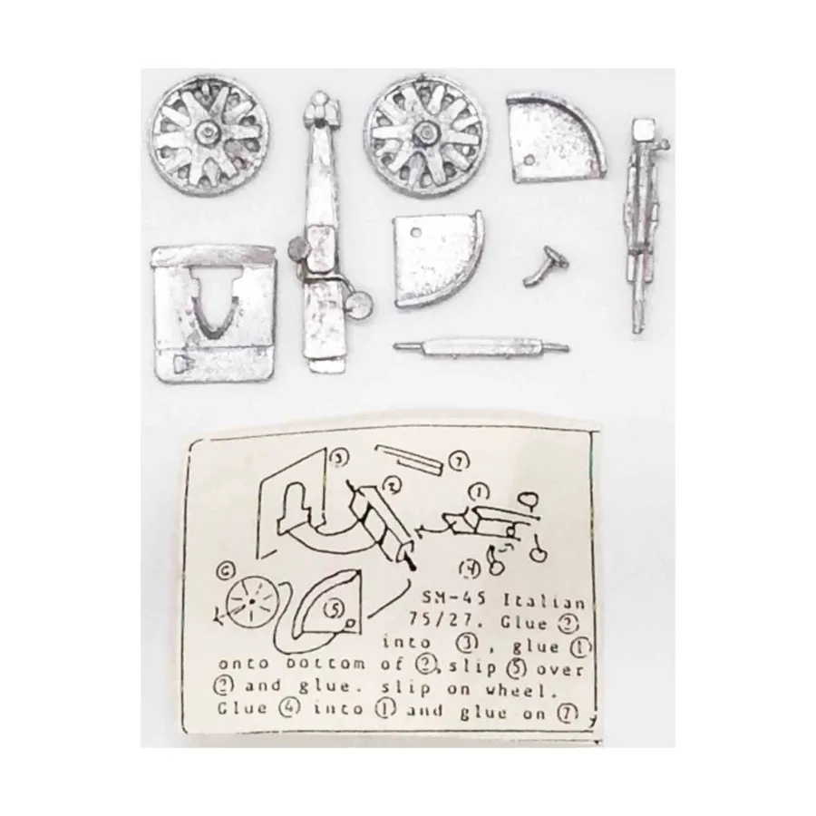 СМ-45 Итальянский №1, Miscellaneous Historical Miniatures - Loose Miniatures (15mm) (Unidentifiable Manufacturer) 
СМ-45 Итальянский №1, Miscellaneous Historical Miniatures - Loose Miniatures (15mm) (Unidentifiable Manufacturer)