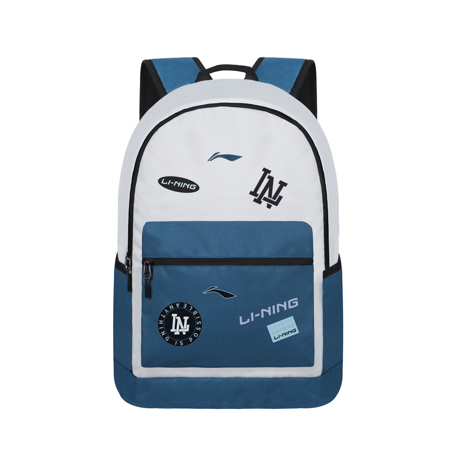 LINING Полиэстеровый рюкзак унисекс джинсовый синий белый серый, Denim Blue & White & Gray 
LINING Полиэстеровый рюкзак унисекс джинсовый синий белый серый, Denim Blue & White & Gray