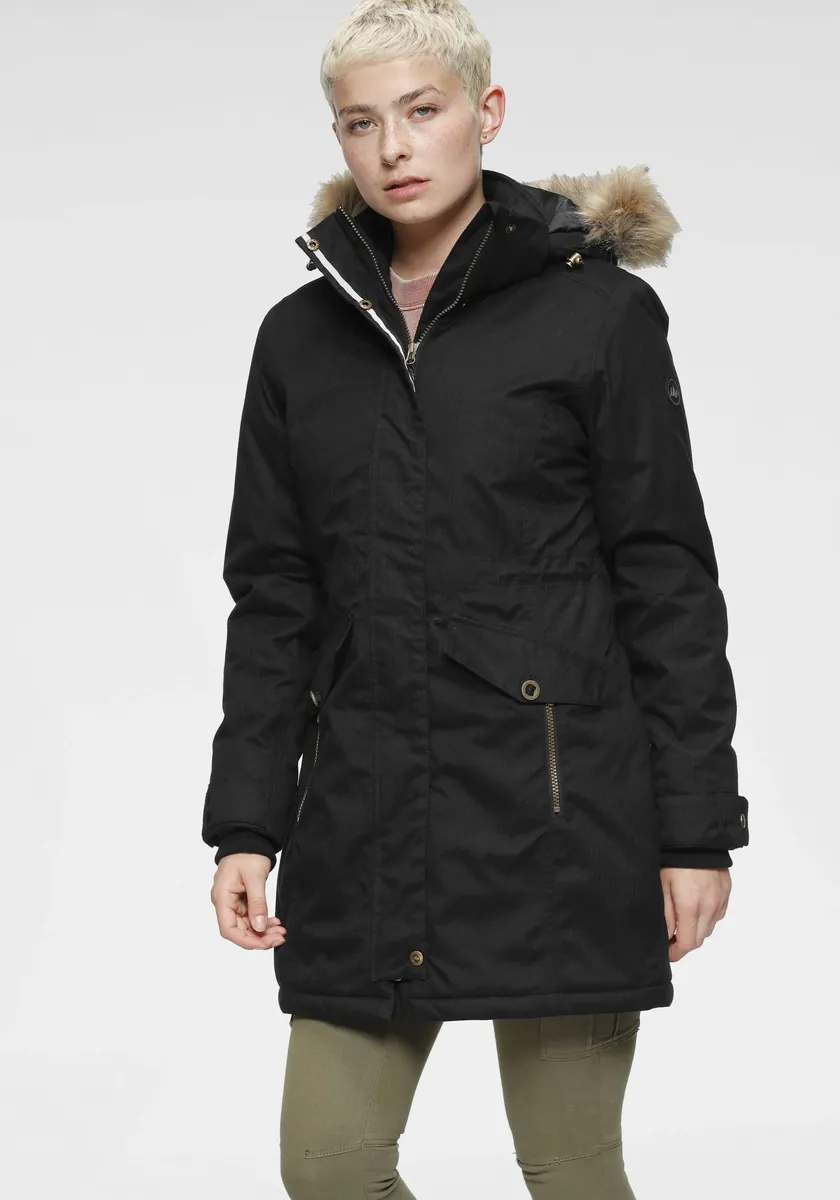 Функциональная парка Polarino с капюшоном, дышащая, ветрозащитная и водонепроницаемая. С теплой подкладкой, черный
Функциональная парка Polarino с капюшоном, дышащая, ветрозащитная и водонепроницаемая. С теплой подкладкой, черный