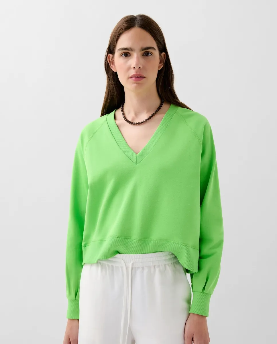 Женская хлопковая майка с V-образным вырезом Scalpers, зеленый
Женская хлопковая майка с V-образным вырезом Scalpers, зеленый