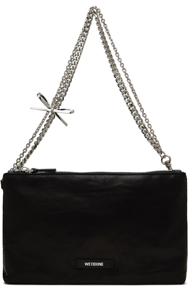 Квадратная сумка с лентой We11Done, черный
Квадратная сумка с лентой We11Done, черный