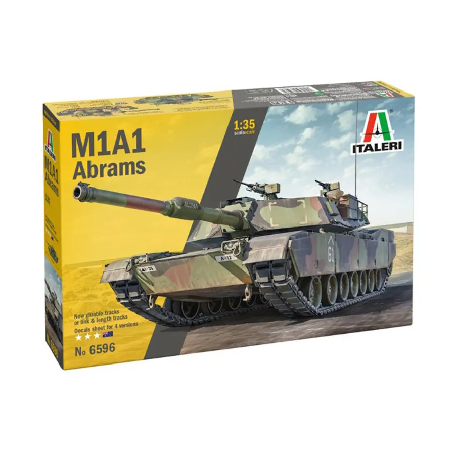 М1А1 Абрамс, Military Vehicles (1:35) (Italeri)
М1А1 Абрамс, Military Vehicles (1:35) (Italeri)
