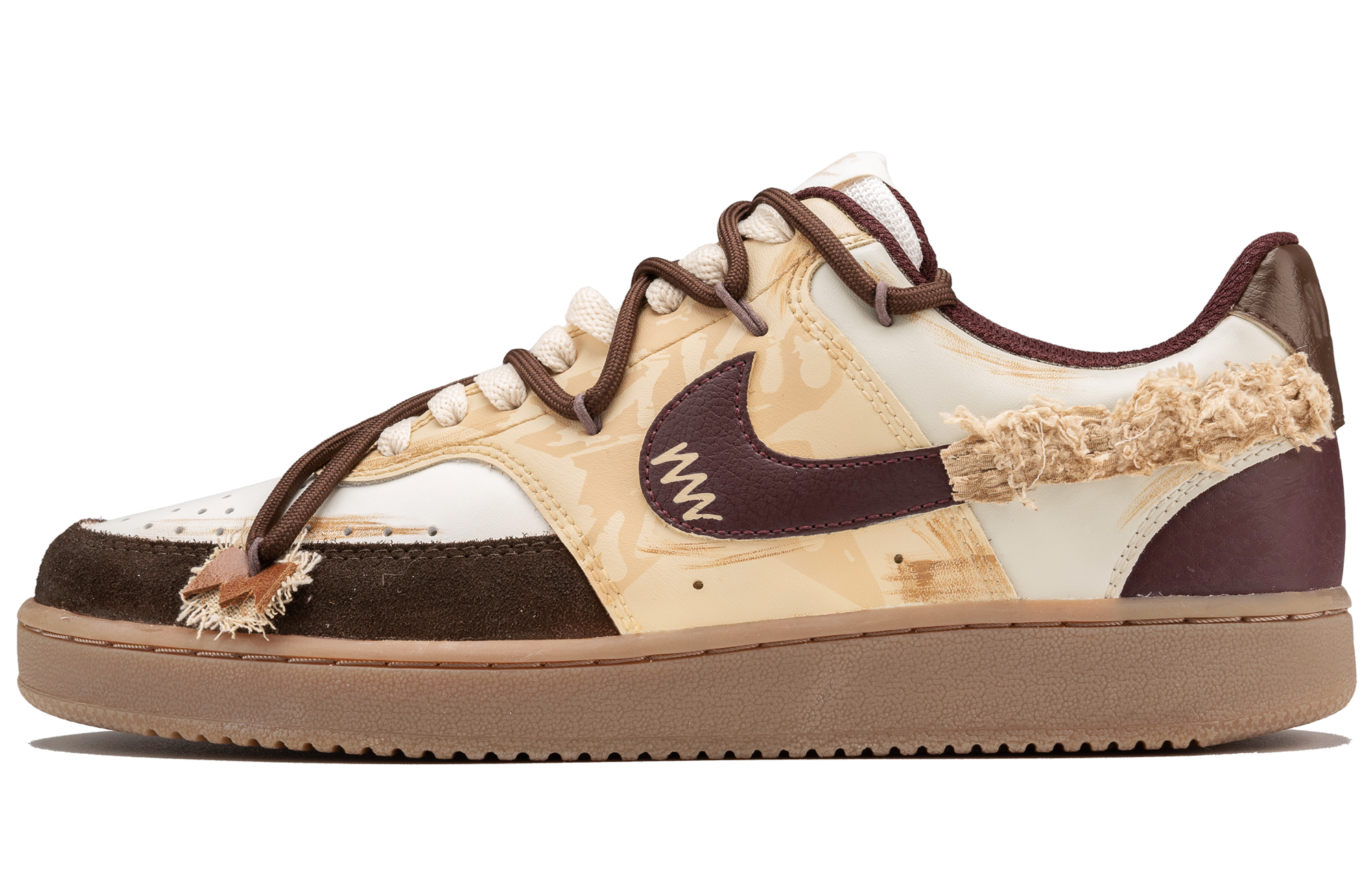 Nike Износостойкие низкие мужские кроссовки коричневого и красного цвета
Nike Износостойкие низкие мужские кроссовки коричневого и красного цвета