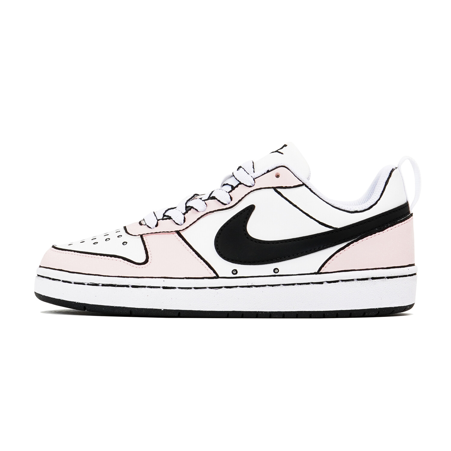 Кроссовки Nike Court Borough Skateboarding Shoes Women's Low-top Pink/white/black, розовый
Кроссовки Nike Court Borough Skateboarding Shoes Women's Low-top Pink/white/black, розовый