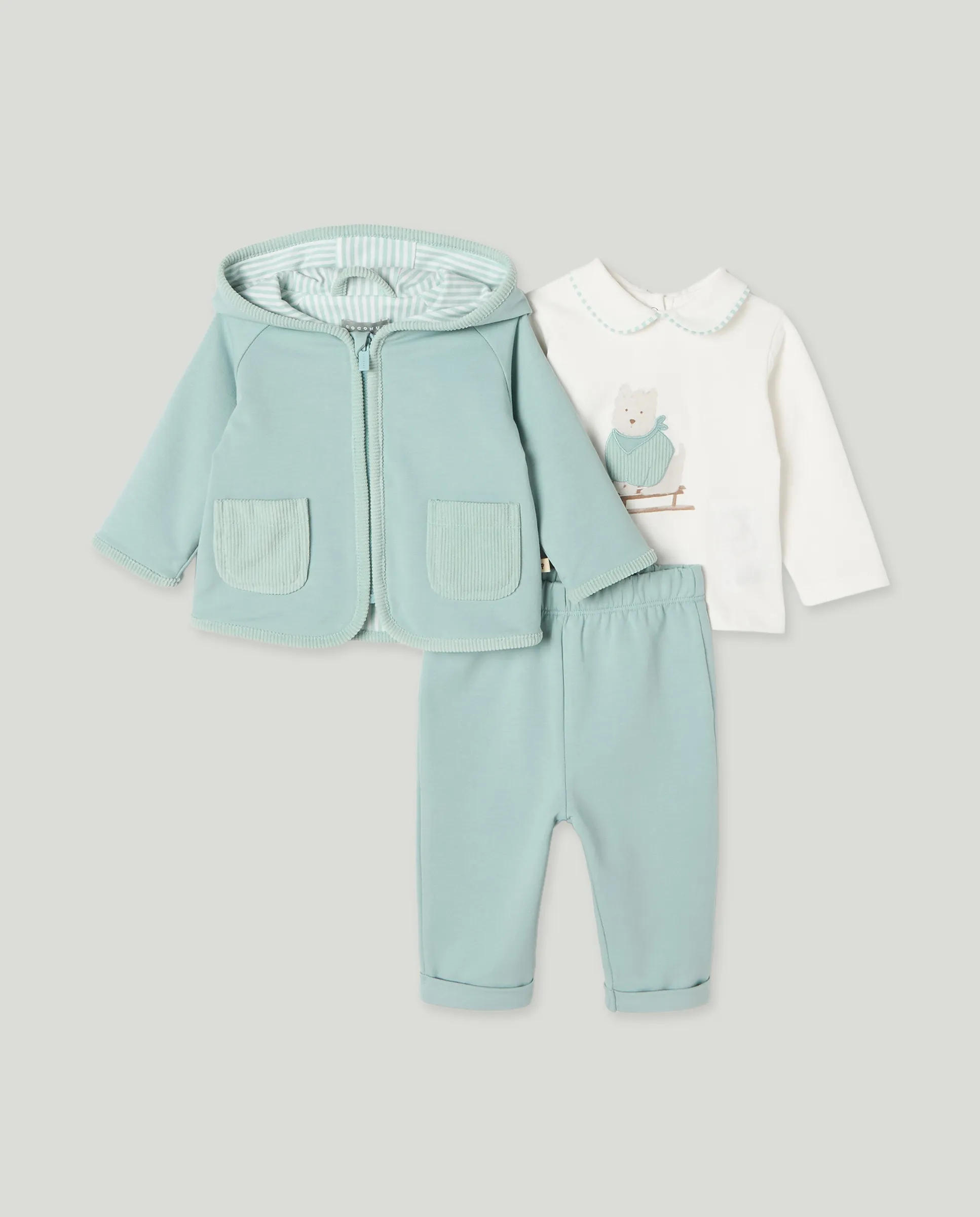 Трехкомпонентный флисовый комплект с детским воротничком, принтом собаки и санками для малыша Coconut El Corte Inglés, многоцветный
Трехкомпонентный флисовый комплект с детским воротничком, принтом собаки и санками для малыша Coconut El Corte Inglés, многоцветный