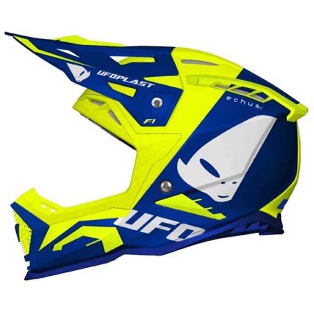 Шлем для мотокросса UFO Echus, синий 
Шлем для мотокросса UFO Echus, синий