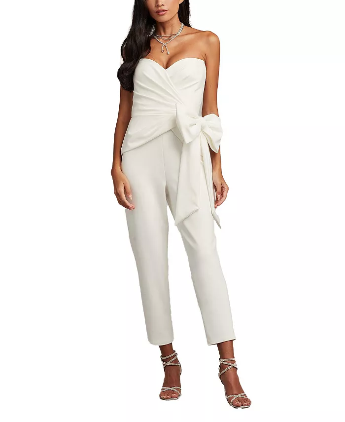 Женский комбинезон Banks с бантом на талии Tadashi Shoji, слоновая кость/кремовый
Женский комбинезон Banks с бантом на талии Tadashi Shoji, слоновая кость/кремовый