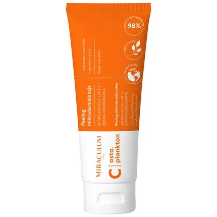 Miraculum Asta.Plankton C Микродермабразия Пилинг 98% Натуральные ингредиенты Экологически чистый Веганский 100мл, Miraculum 1924
Miraculum Asta.Plankton C Микродермабразия Пилинг 98% Натуральные ингредиенты Экологически чистый Веганский 100мл, Miraculum 1924