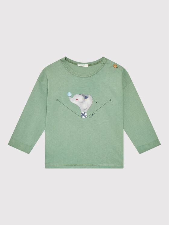 Блуза стандартного кроя United Colors Of Benetton, зеленый
Блуза стандартного кроя United Colors Of Benetton, зеленый