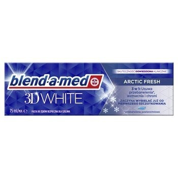 Зубная паста Blend-A-Med 3D White Arctic Fresh 75 мл
Зубная паста Blend-A-Med 3D White Arctic Fresh 75 мл