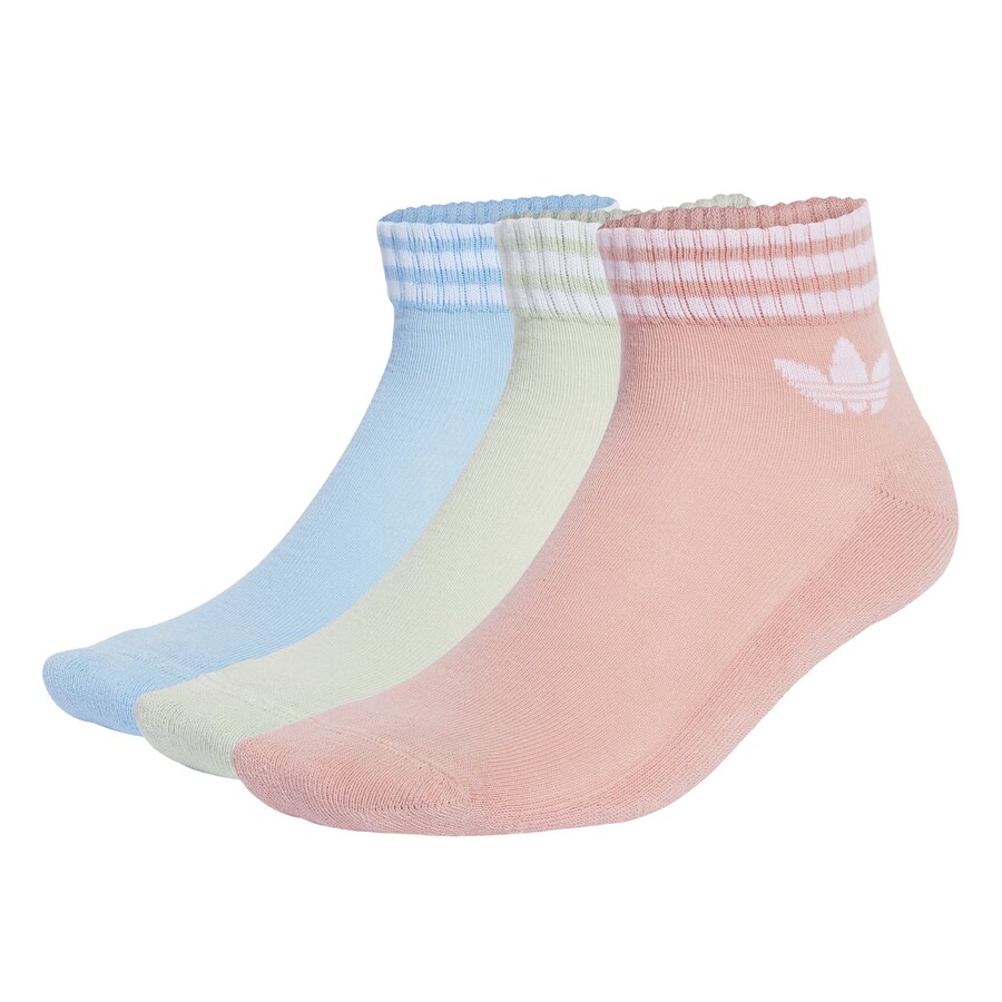 Носки ADIDAS ORIGINALS 3-Stripes Ankle 3 Pairs, Light blue/Pastel yellow/Rose
Носки ADIDAS ORIGINALS 3-Stripes Ankle 3 Pairs, Light blue/Pastel yellow/Rose