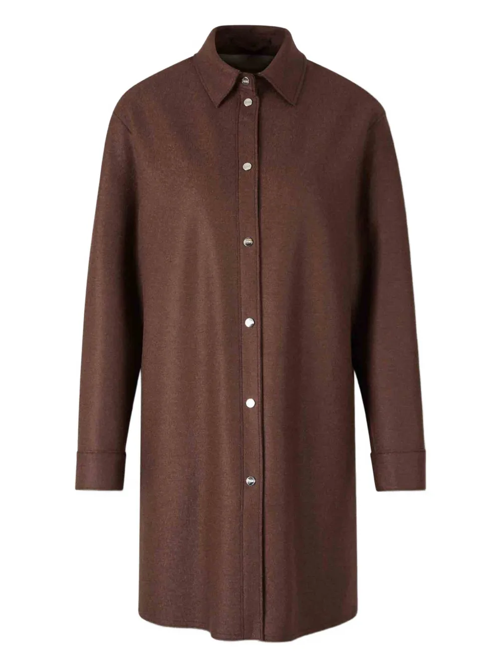 Шерстяное пальто на кнопках Herno, коричневый
Шерстяное пальто на кнопках Herno, коричневый