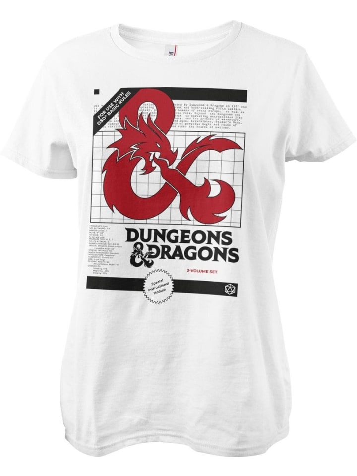 Dungeons And Dragons Футболка "D&D 3 Volume Set Girly Tee" белого цвета, Белый, Dungeons And Dragons Футболка "D&D 3 Volume Set Girly Tee" белого цвета
Dungeons And Dragons Футболка "D&D 3 Volume Set Girly Tee" белого цвета, Белый, Dungeons And Dragons Футболка "D&D 3 Volume Set Girly Tee" белого цвета
