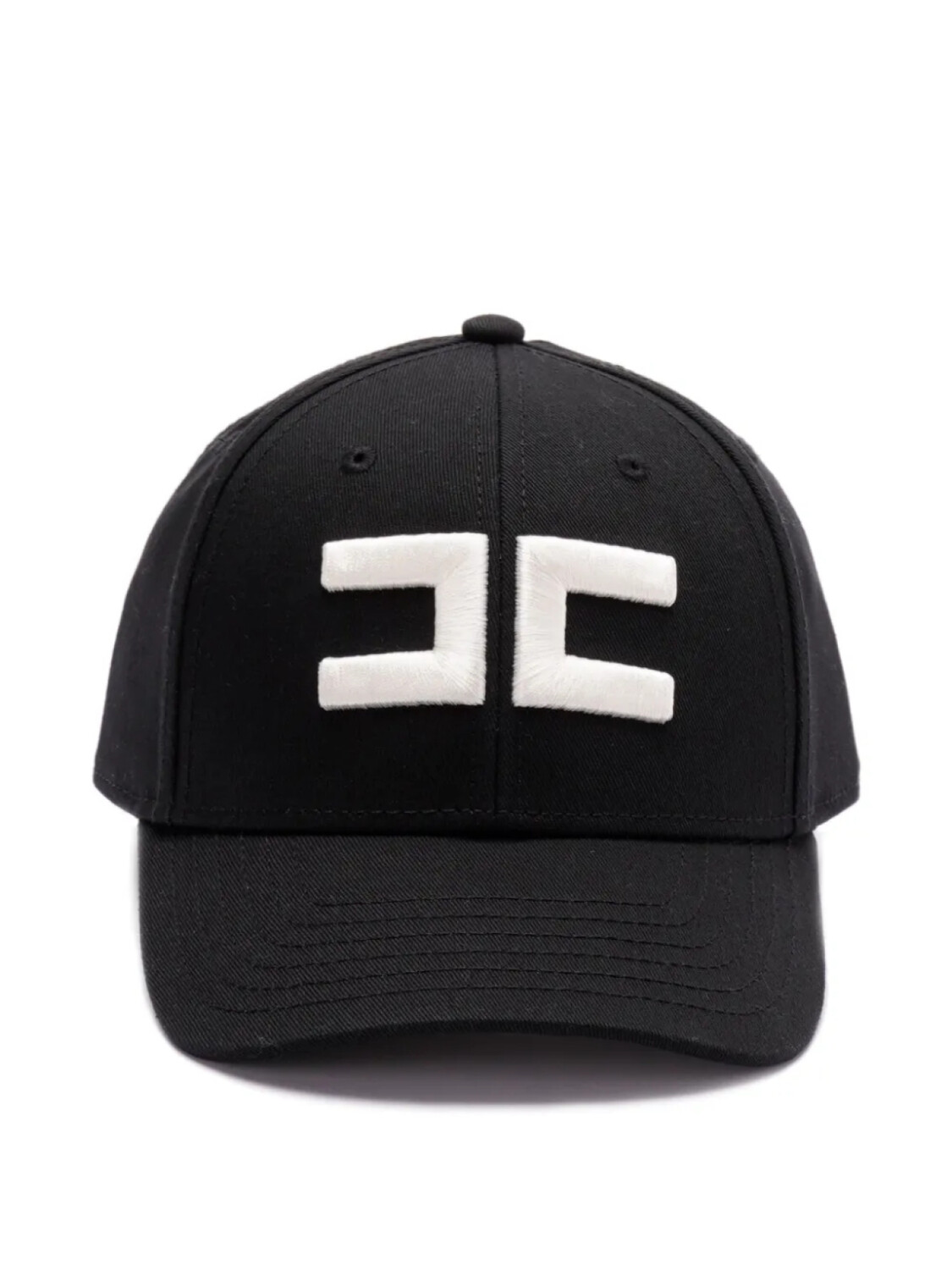 Кепка Elisabetta Franchi с вышитым логотипом, черный 
Кепка Elisabetta Franchi с вышитым логотипом, черный