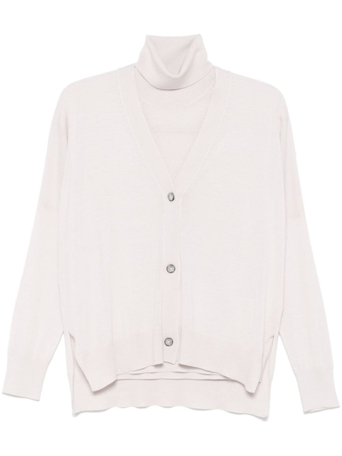 Комплект из тонкого трикотажного жилета и кардигана Blanca Vita
Комплект из тонкого трикотажного жилета и кардигана Blanca Vita