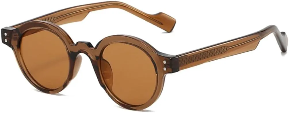 Круглые солнцезащитные очки контрастного цвета для женщин в стиле ретро с заклепками, панк, для мужчин с защитой от УФ-излучения UV400 UUPTTPL, Brown Tea
Круглые солнцезащитные очки контрастного цвета для женщин в стиле ретро с заклепками, панк, для мужчин с защитой от УФ-излучения UV400 UUPTTPL, Brown Tea
