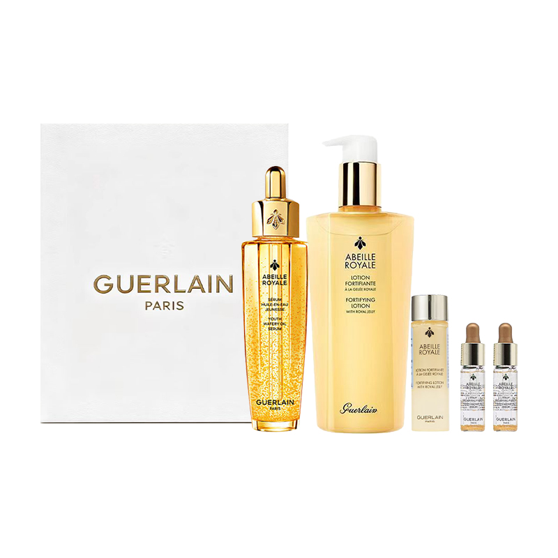 Оригинальные наборы для ухода за кожей с лосьоном Bee Essence Guerlain, fourth generation original honey 50ml+bee essence water 300ml+official box
Оригинальные наборы для ухода за кожей с лосьоном Bee Essence Guerlain, fourth generation original honey 50ml+bee essence water 300ml+official box