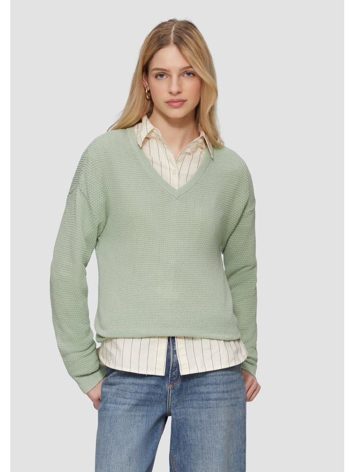 Вязаный свитер QS, зеленый
Вязаный свитер QS, зеленый