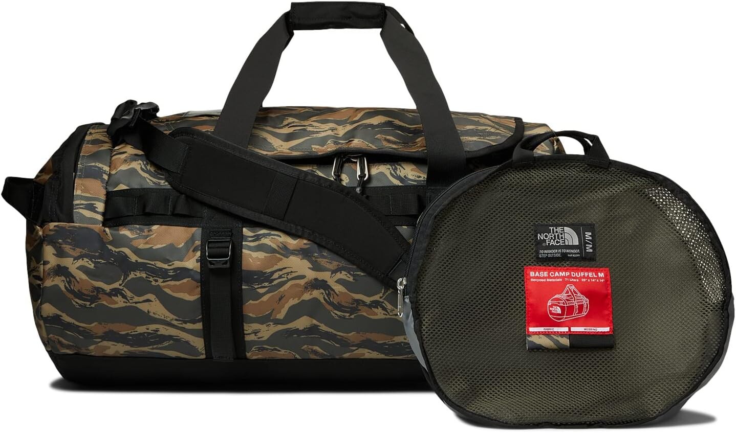 Сумка Base Camp Duffel M The North Face, цвет New Taupe Green Painted Camo Print/TNF Black
Сумка Base Camp Duffel M The North Face, цвет New Taupe Green Painted Camo Print/TNF Black