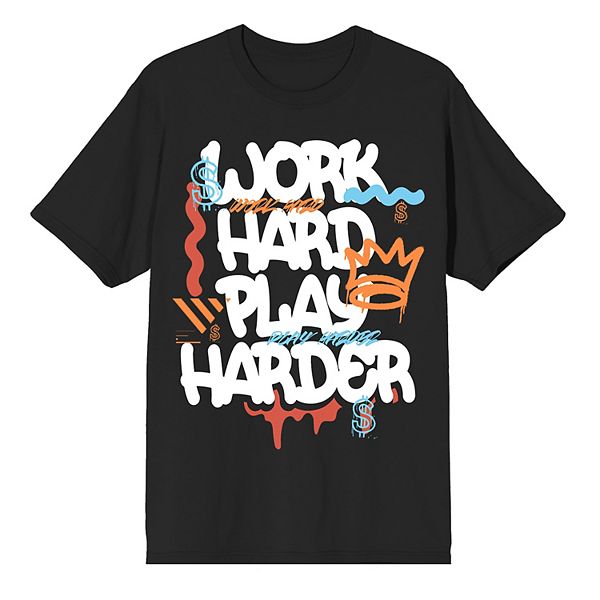 Мужская футболка Trevco с принтом Work Hard Play Harder Licensed Character
Мужская футболка Trevco с принтом Work Hard Play Harder Licensed Character