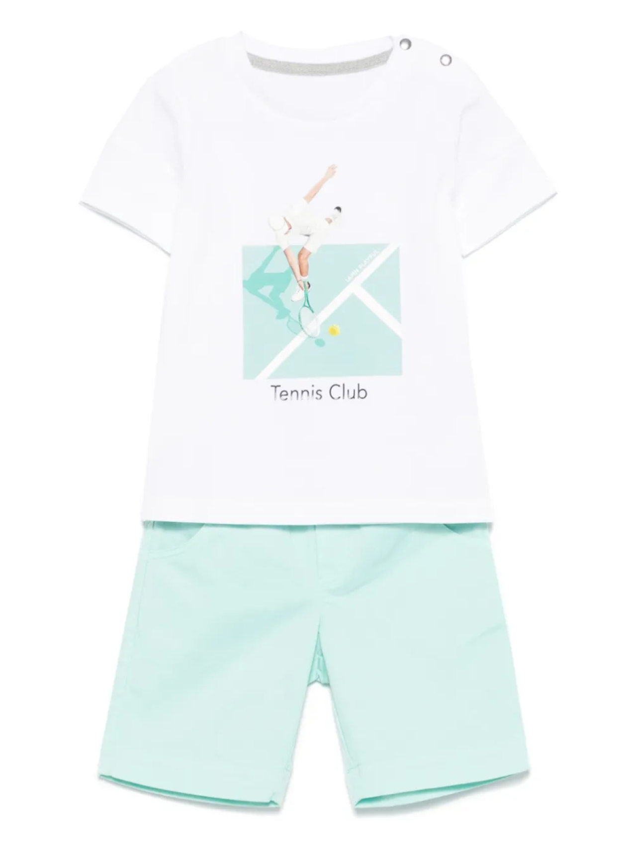 Lapin House комплект из топа и шортов, зеленый
Lapin House комплект из топа и шортов, зеленый