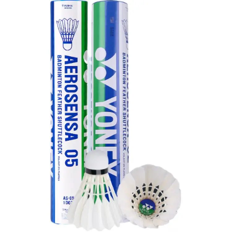 Упаковка из 12 воланчиков для бадминтона из утиного пера match ball, тренировочные воланы YONEX
Упаковка из 12 воланчиков для бадминтона из утиного пера match ball, тренировочные воланы YONEX