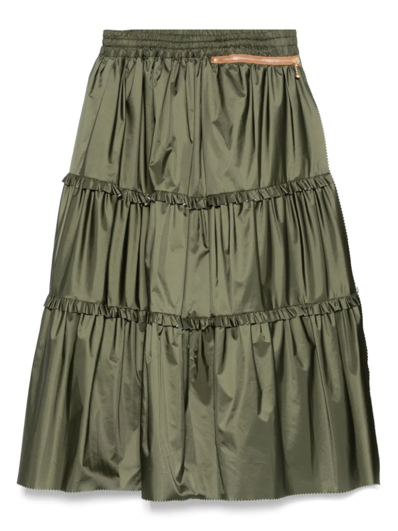 Юбка миди с ярусами Kolor, зеленый
Юбка миди с ярусами Kolor, зеленый