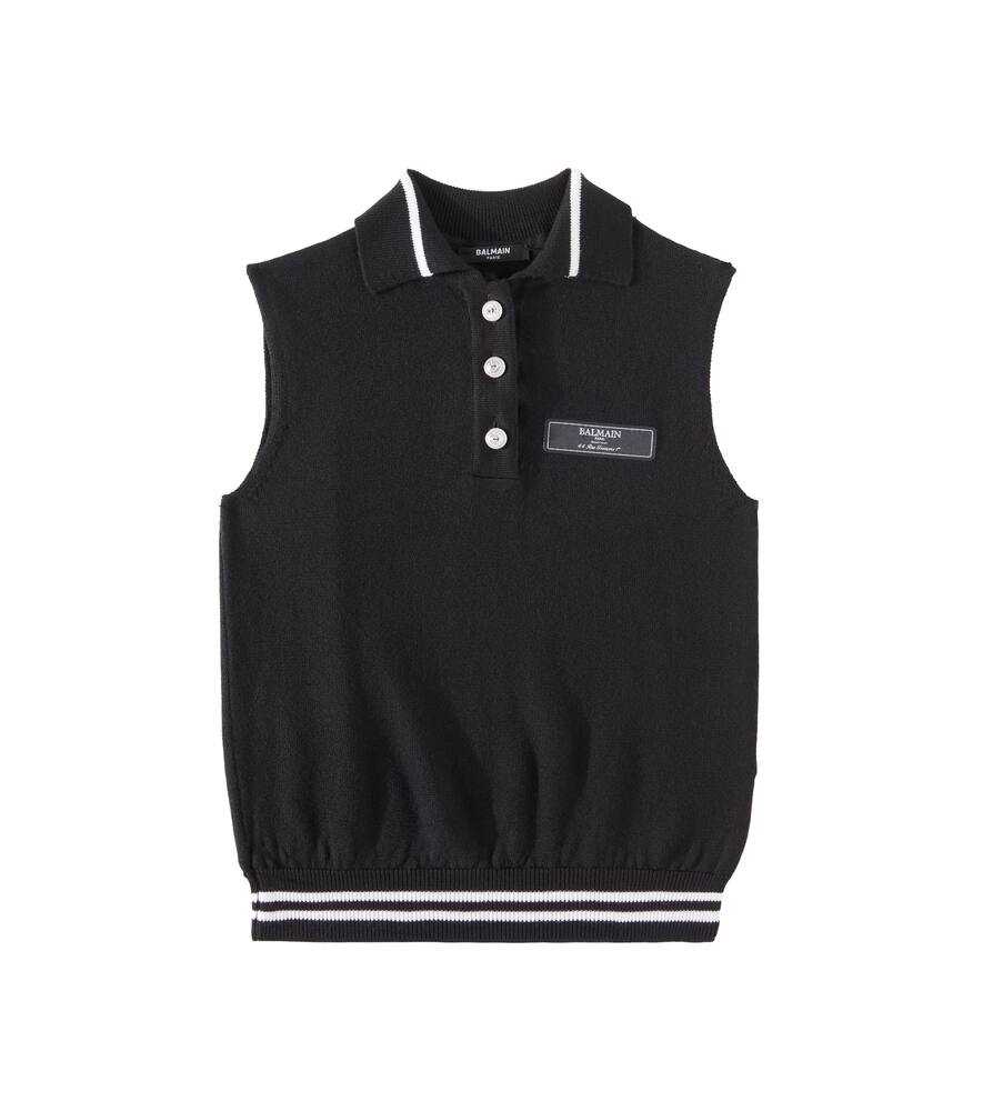Шерстяной жилет Balmain Kids, Black/Ivory
Шерстяной жилет Balmain Kids, Black/Ivory