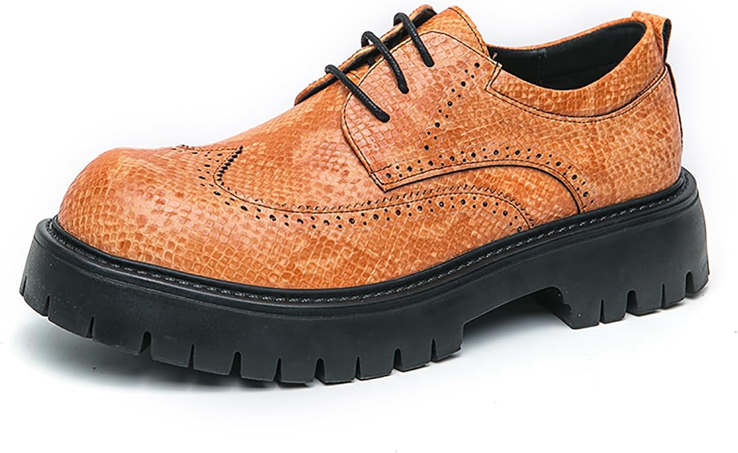 Мужские кожаные броги с принтом на платформе, оксфорды, модные, удобные, с круглым носком, шнуровкой, массивной подошвой, устойчивым каблуком, с крыльями, туфли для официального делового, офисного или свадебного стиля Loveheynew, желтый
Мужские кожаные броги с принтом на платформе, оксфорды, модные, удобные, с круглым носком, шнуровкой, массивной подошвой, устойчивым каблуком, с крыльями, туфли для официального делового, офисного или свадебного стиля Loveheynew, желтый