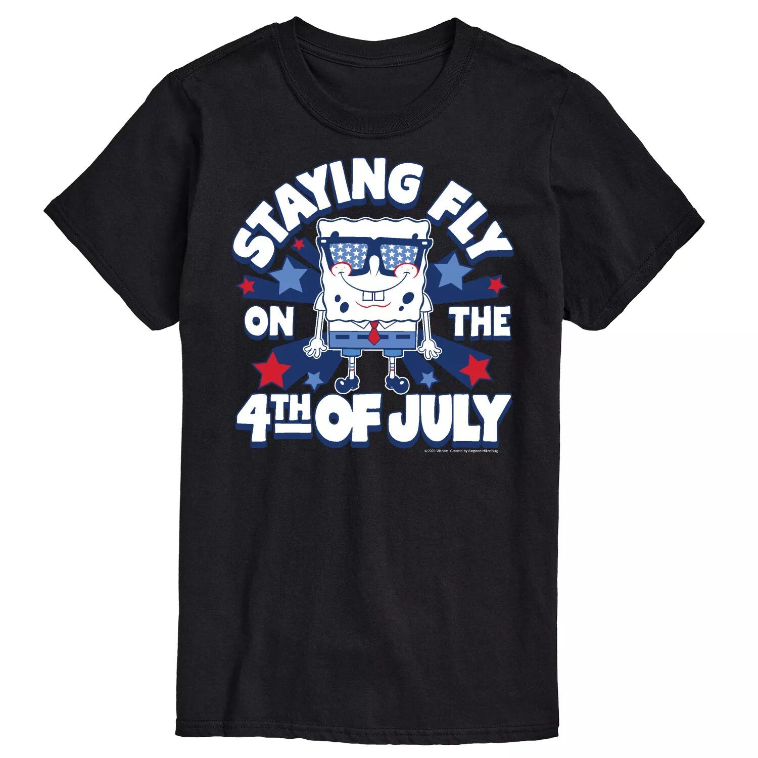 Футболка Big & Tall Spongebob Squarepants с графическими изображениями 4 июля Nickelodeon, черный
Футболка Big & Tall Spongebob Squarepants с графическими изображениями 4 июля Nickelodeon, черный