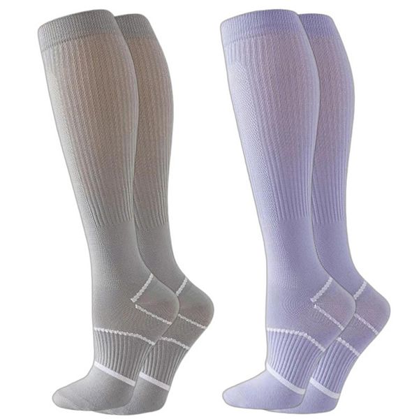 Женские компрессионные гольфы с поддержкой свода стопы и эластичной посадкой для бега, 2 шт Anna-Kaci, Purple Gray
Женские компрессионные гольфы с поддержкой свода стопы и эластичной посадкой для бега, 2 шт Anna-Kaci, Purple Gray