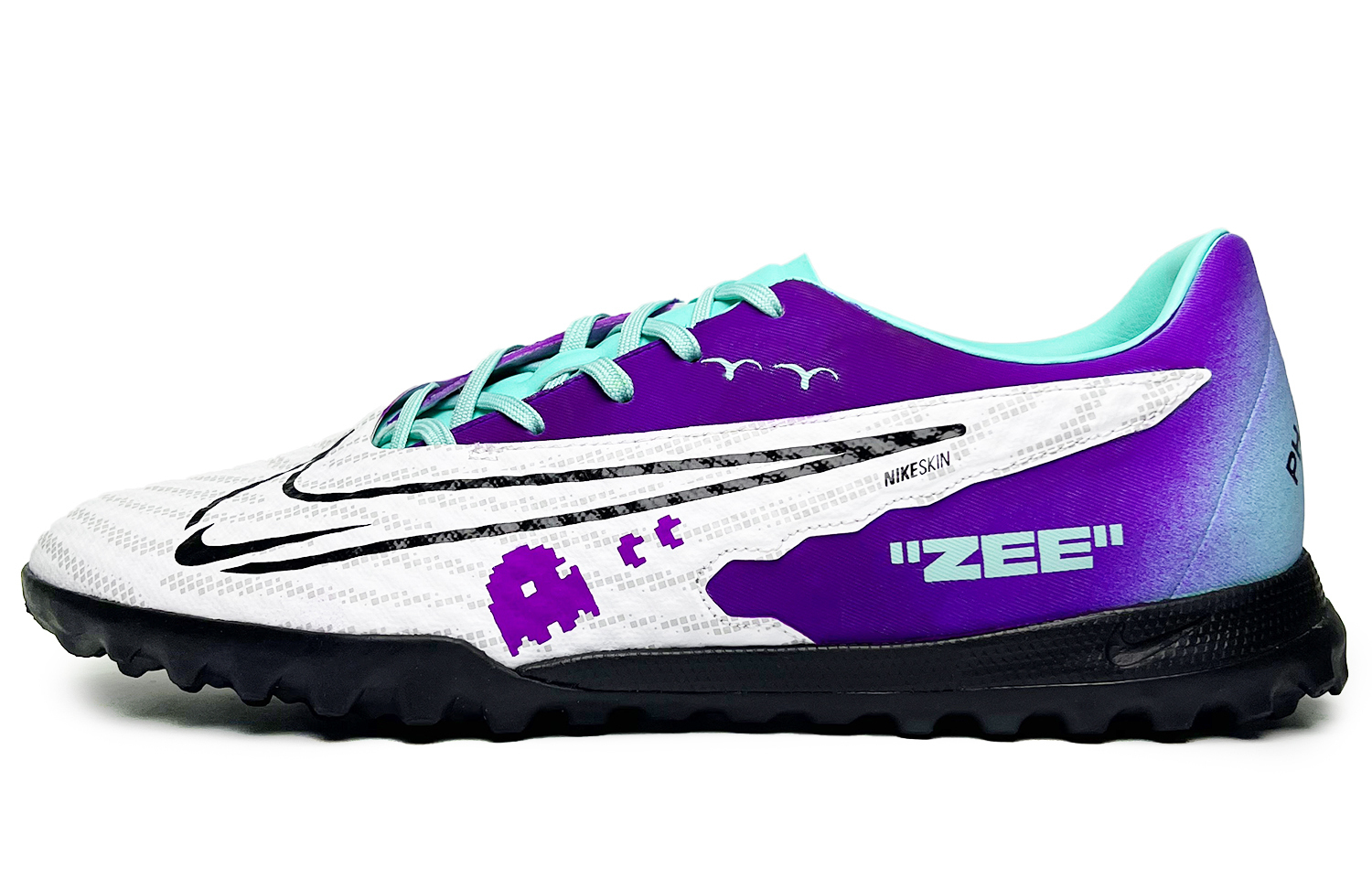 Nike Фантом GX Усиленные Износостойкие Дышащие Футбольные Ботинки Унисекс Фиолетово-Белые, цвет Purple 
Nike Фантом GX Усиленные Износостойкие Дышащие Футбольные Ботинки Унисекс Фиолетово-Белые, цвет Purple