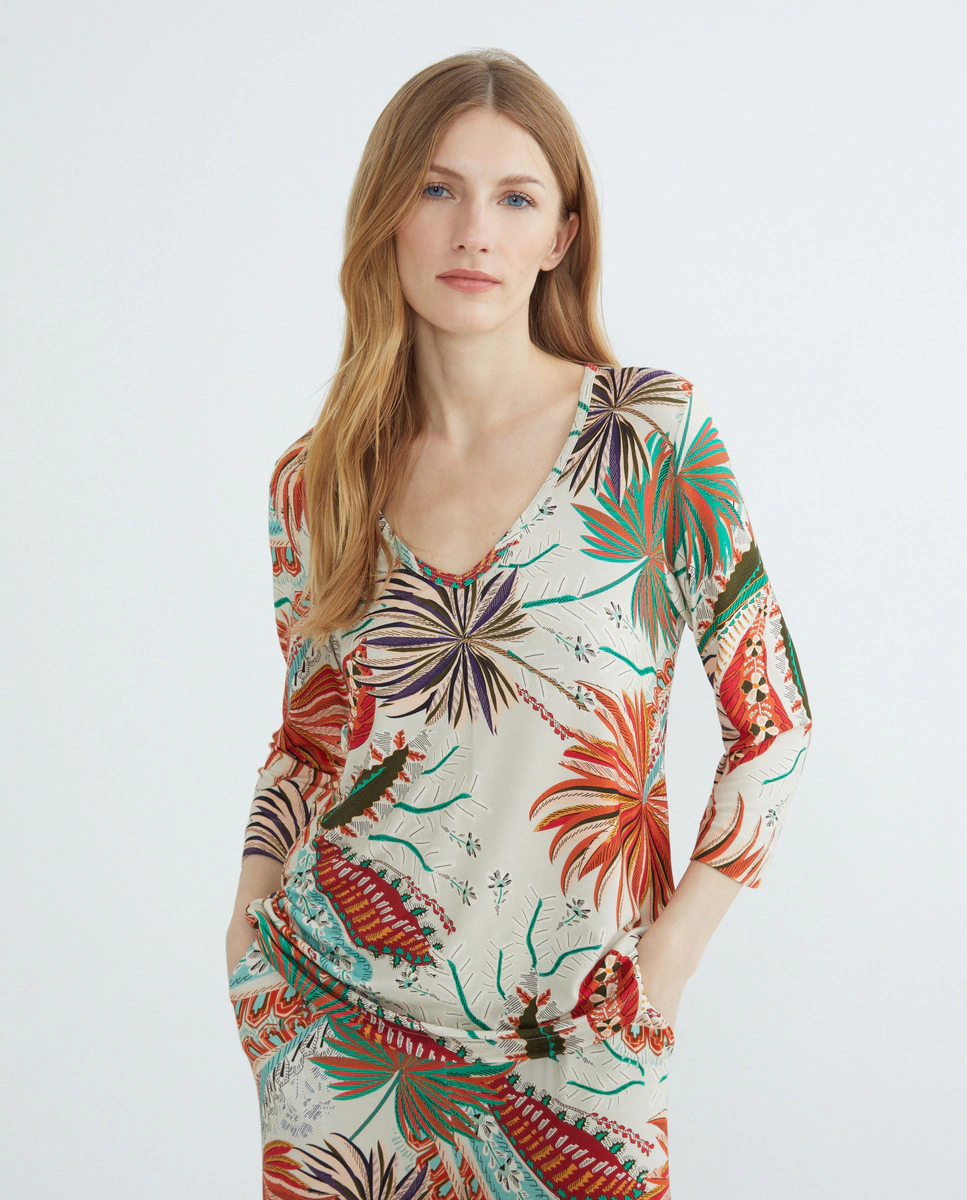 Футболка с рукавами 3/4 и V-образным вырезом Guitare, мультиколор
Футболка с рукавами 3/4 и V-образным вырезом Guitare, мультиколор