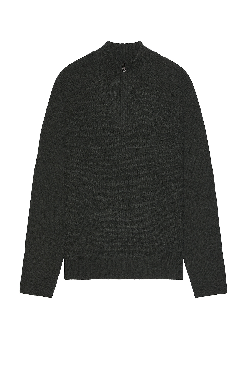 Свитер Stark с застежкой на молнию до середины груди Rails, olive melange 
Свитер Stark с застежкой на молнию до середины груди Rails, olive melange