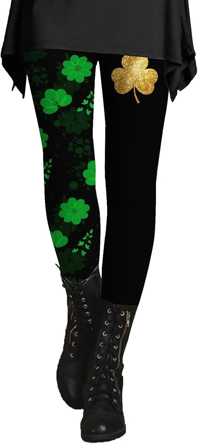 Женские леггинсы St Patricks Day 2026 Shamrock Irish Green с поддержкой живота
Женские леггинсы St Patricks Day 2026 Shamrock Irish Green с поддержкой живота