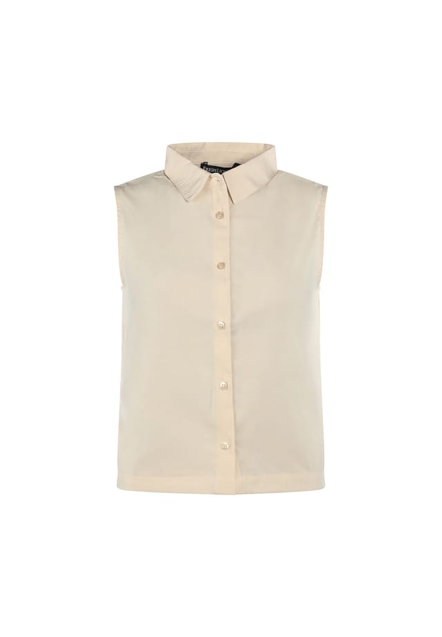 Блузка ария с короткими рукавами и элегантным воротником рубашки Freshlions, бежевый
Блузка ария с короткими рукавами и элегантным воротником рубашки Freshlions, бежевый